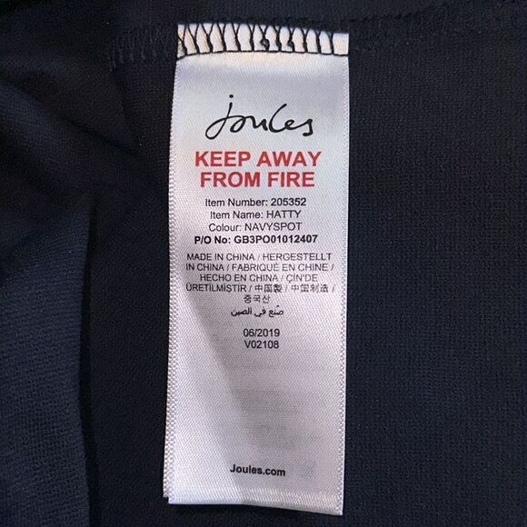 Joules Hatty Navyspot Polkadot Skirt! - Picture 10 of 12